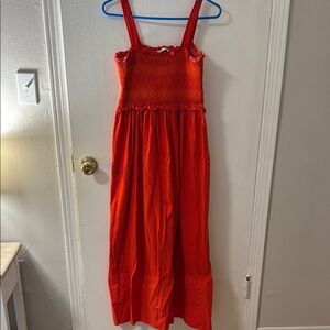 Stylish Red Maxi Dress
